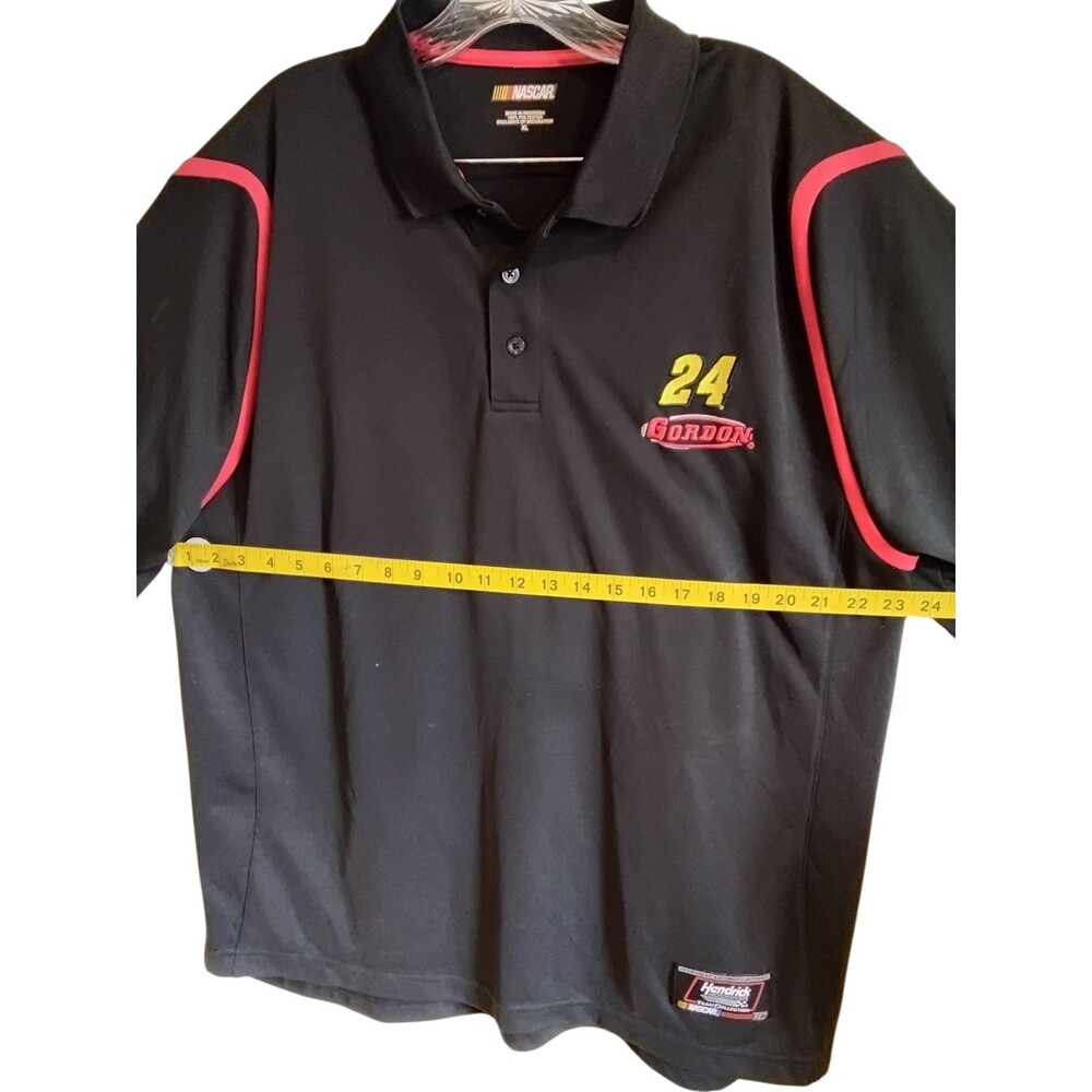 Nascar Men's Hendrick Motorsports #24 Jeff Gordon Black Polo Shirt Size XL - Picture 5 of 9